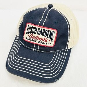 Busch Gardens Authentic Distressed Trucker Women's Hat Cap Adjustable Strapback